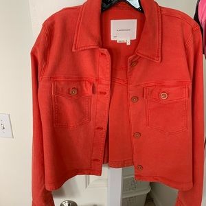 Anthropology Red Western-style jacket